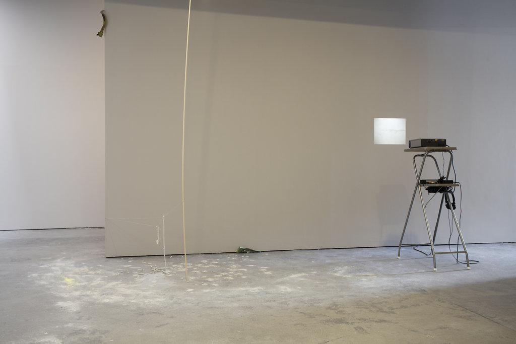 view of Spelling, solo exhibition, S!GNAL, Malmö, Sweden, 2016