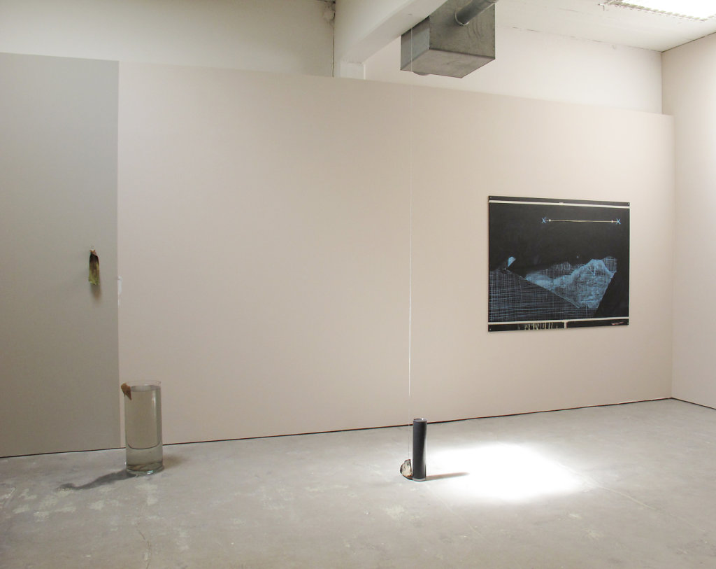 view of Spelling, solo exhibition, S!GNAL, Malmö, Sweden, 2016